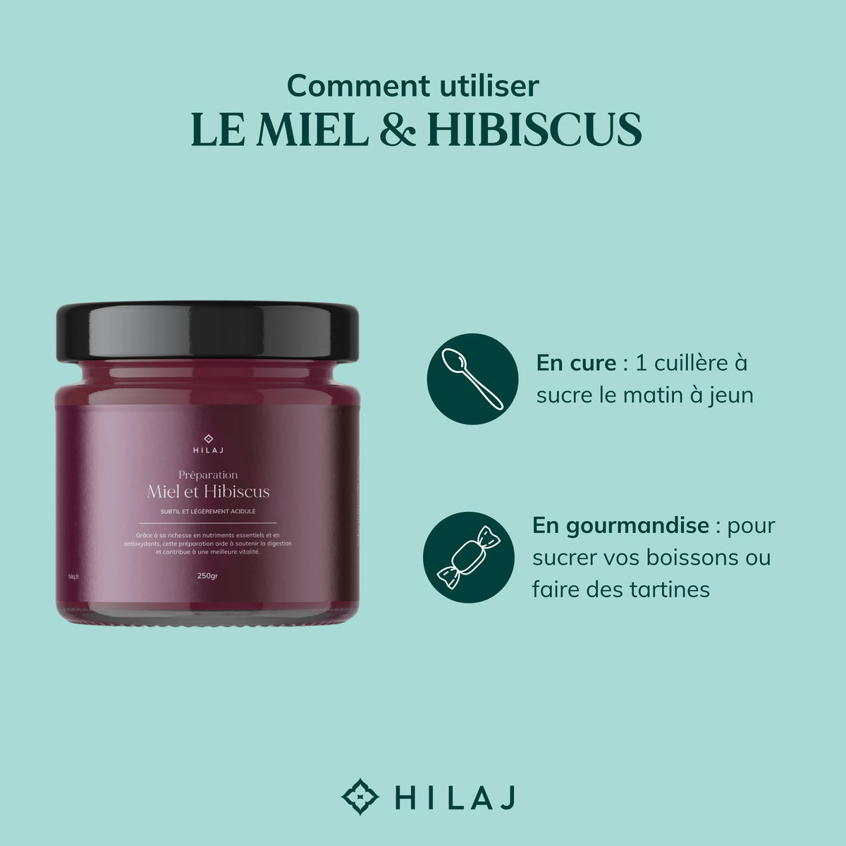 Miel & Fleurs d'Hibiscus Hilaj